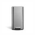 9L Brushed Stainless Steel Slim Step Trash Can S719043
