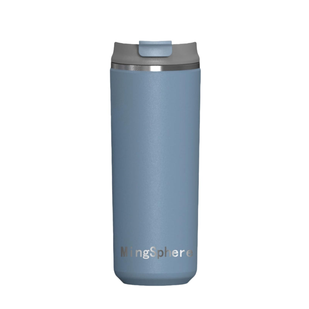 16oz Insulated Stainless Steel Coffee Cup with Flip Lid, Blue R5380