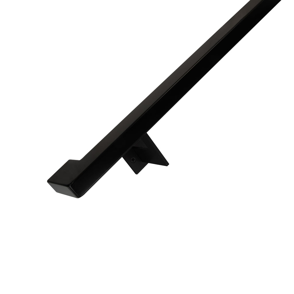 Black 5 Foot Aluminum Handrail Grab Bar Set L342488