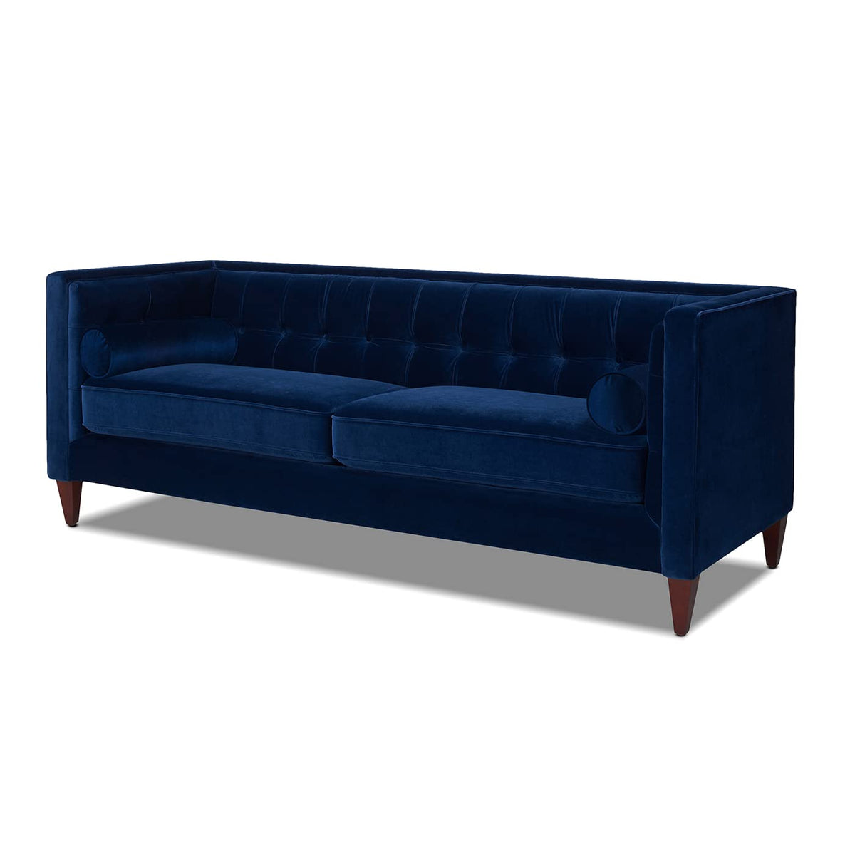 Navy Blue Velvet Tufted Sofa M179844
