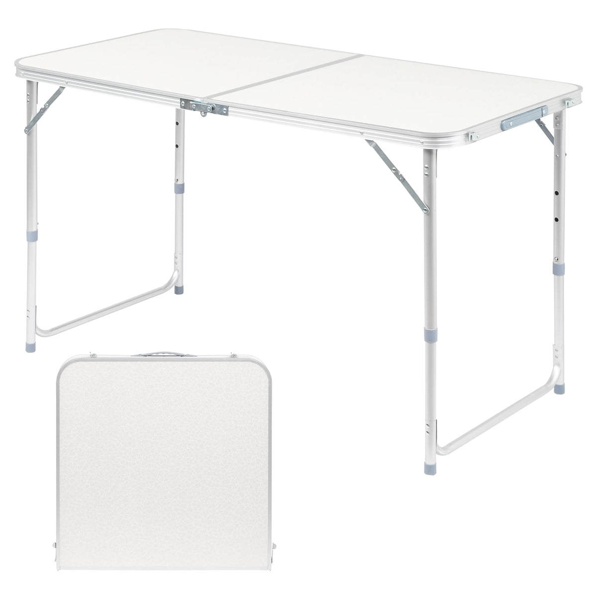 Folding Portable Camping Table White C598042