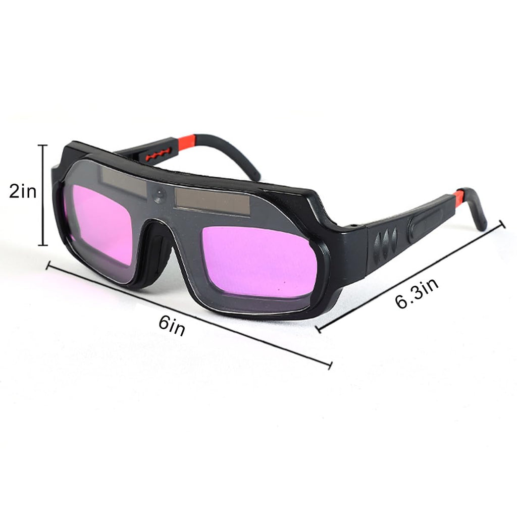 Auto Darkening Welding Glasses with Gloves and PC Lens X86908
