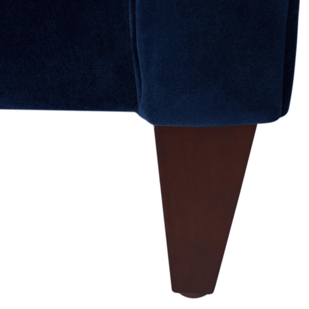 Navy Blue Velvet Tufted Sofa M179844