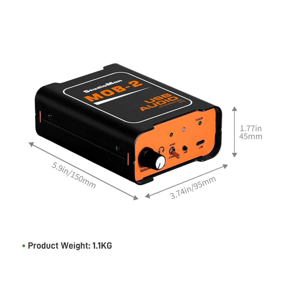 USB Audio DI Box with Volume Control Z391124