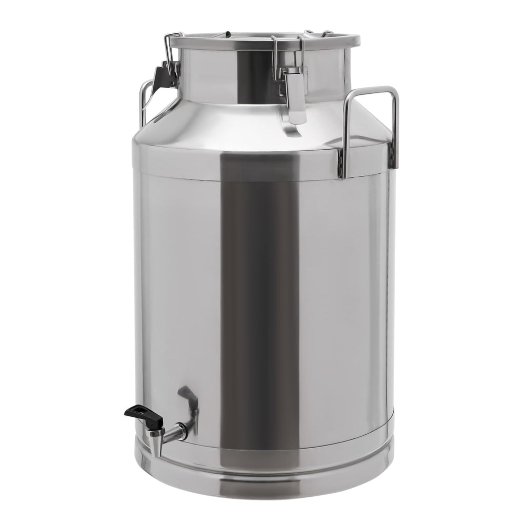 60L Stainless Steel Milk Can with Faucet and Sealed Lid G418951