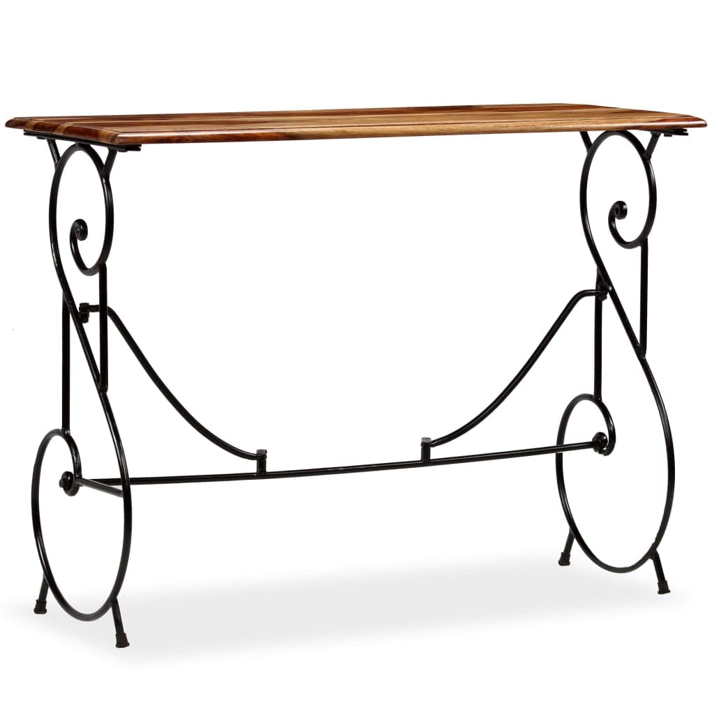 Solid Sheesham Wood Console Table 39.4"x15.7"x29.5" S396649