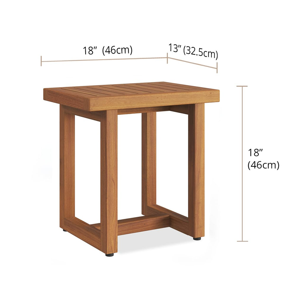 18" Teak Shower Bench S625449
