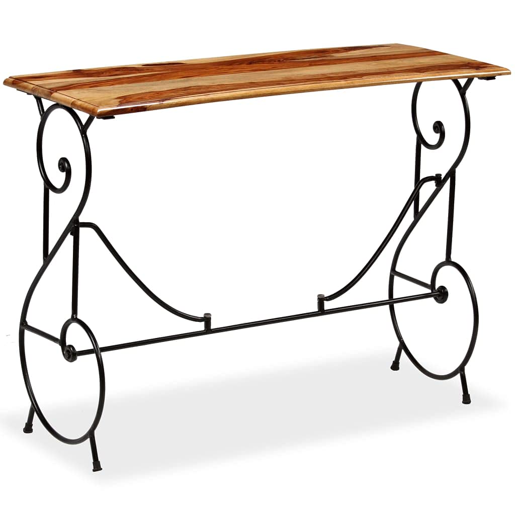 Solid Sheesham Wood Console Table 39.4"x15.7"x29.5" S396649