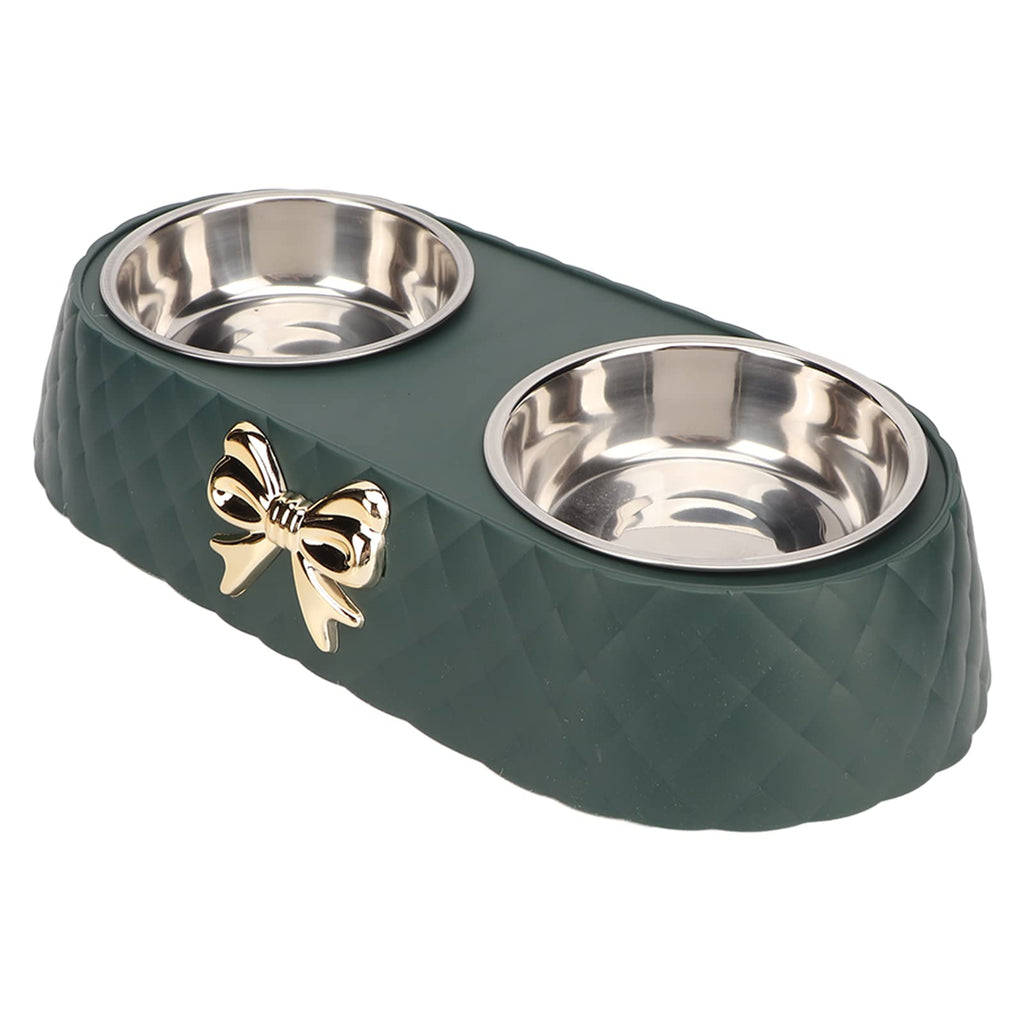 Stainless Steel Raised Tilted Pet Bowl X805
