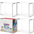 4 Pcs Acrylic Display Cases with Lid W305