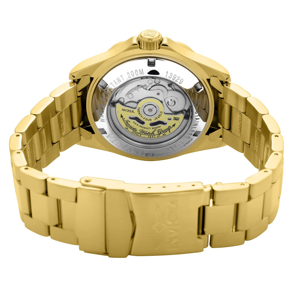 Gold Dial Stainless Steel Watch Z579131