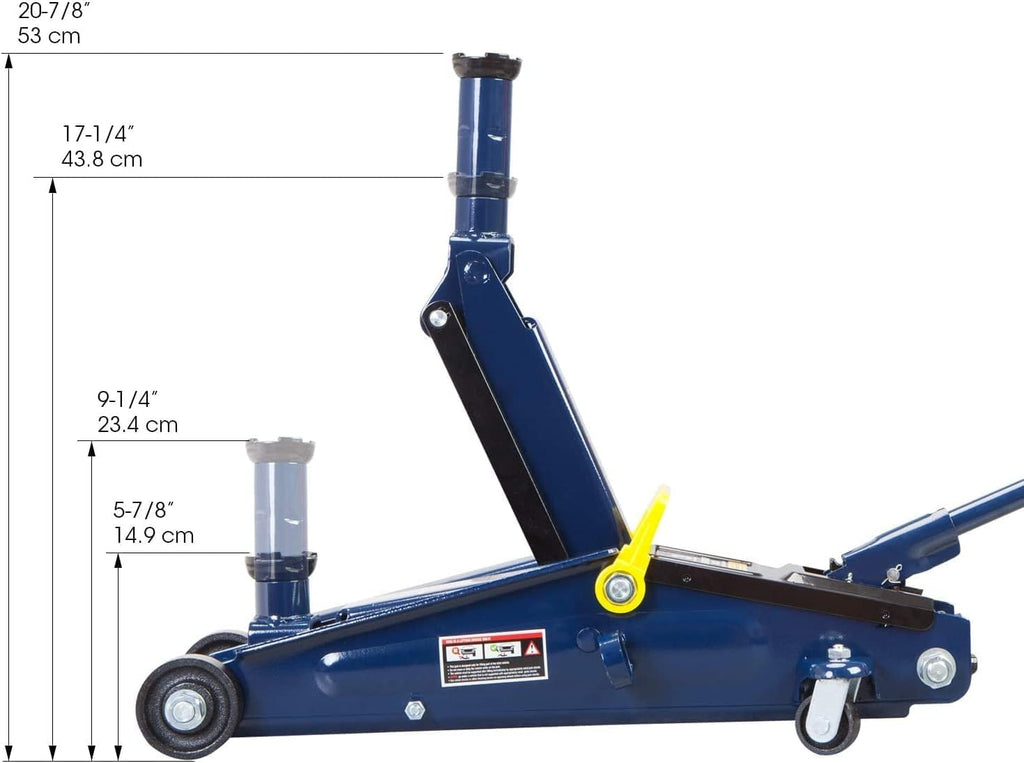 3 Ton Low Profile Steel Hydraulic Floor Jack P670949