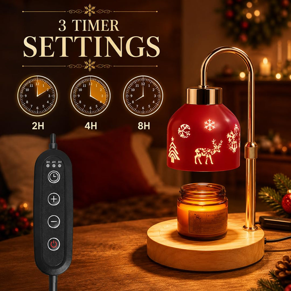 Candle Warmer Lamp with Timer, Dimmable, Adjustable Height I404462