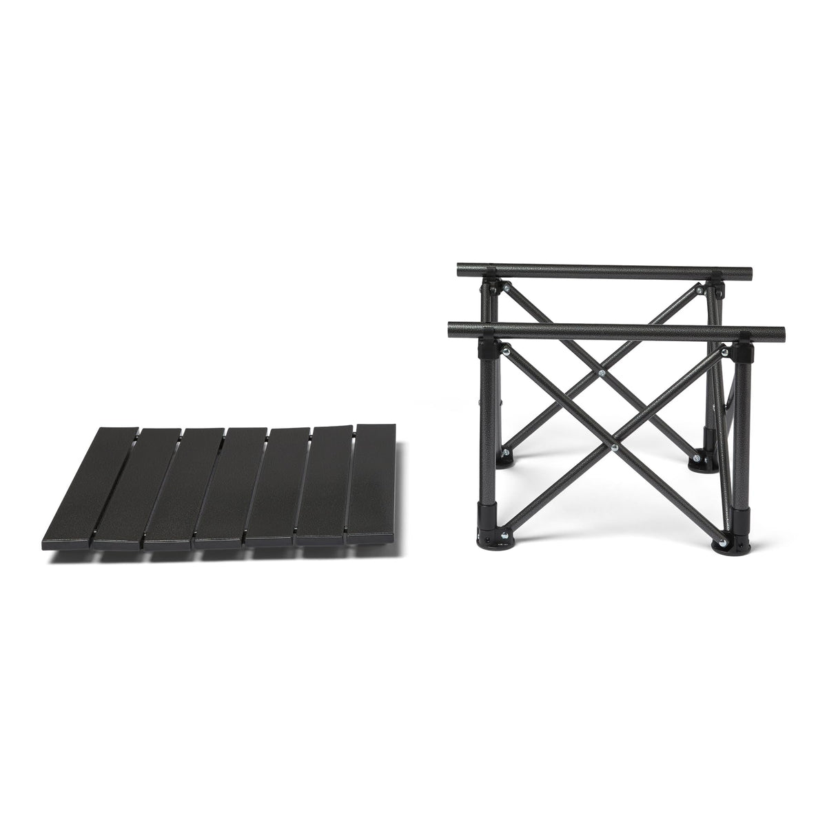 Folding Camping Table Alloy Steel Aluminum Small Black S83396