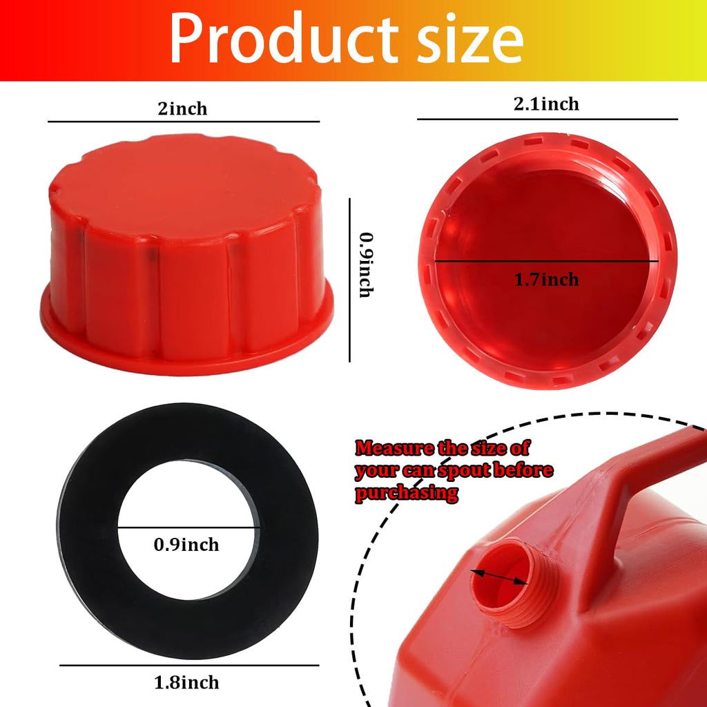 5 Gallon Gas Can Cap 4PCS W1222