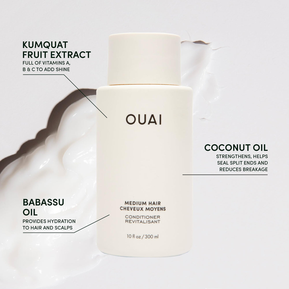 Shampoo, Conditioner & Hair Treatment Masque with Shea Butter, Keratin and Panthenol U569