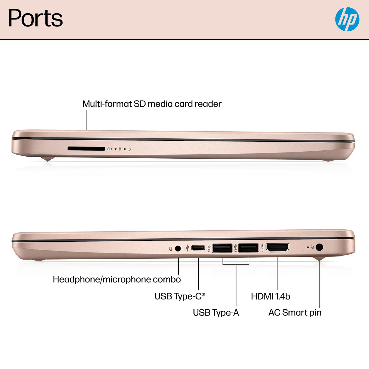14” Rose Gold Laptop 16GB RAM 628GB Storage V303