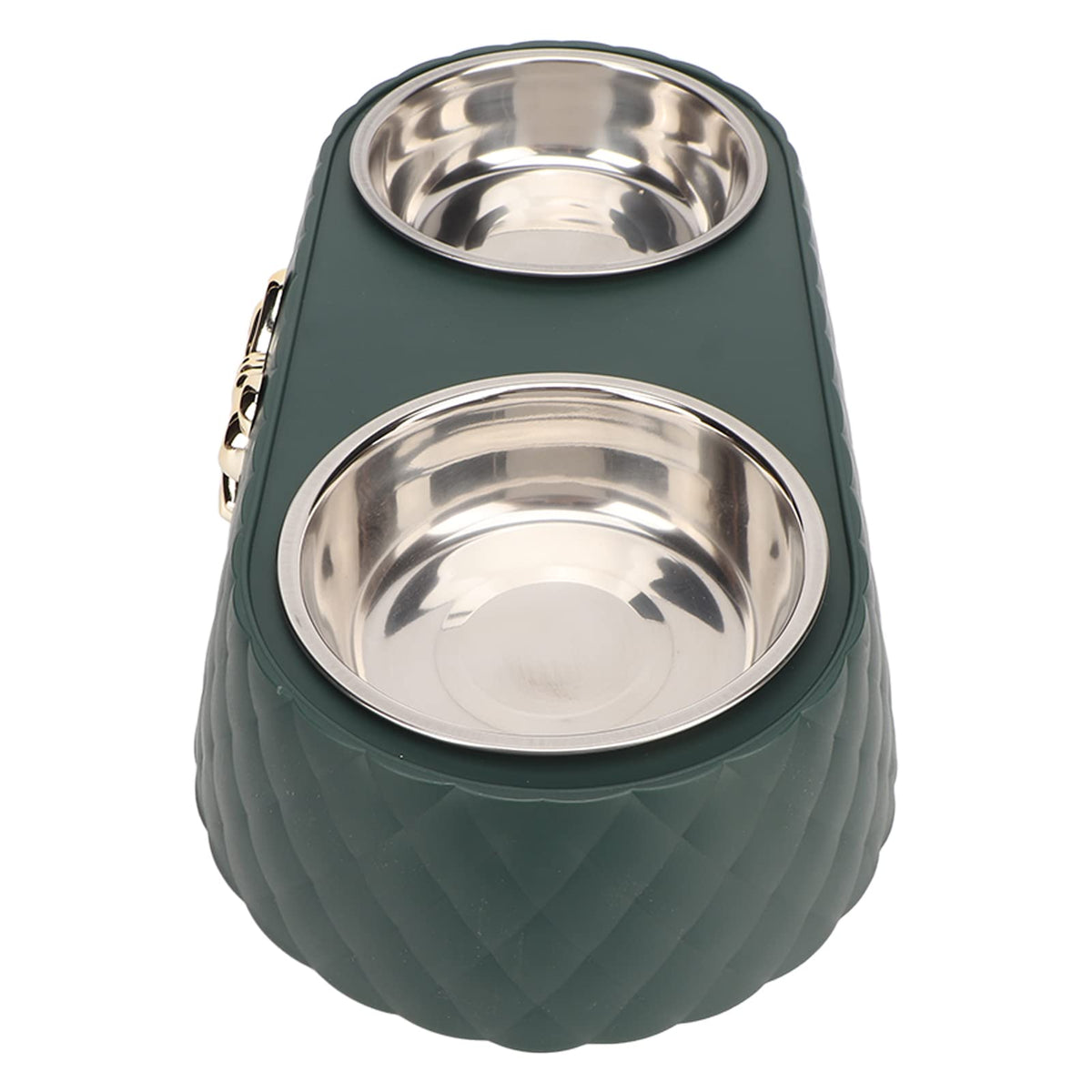 Stainless Steel Raised Tilted Pet Bowl X805