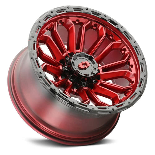 20x9 6x5.5" +12mm Red Wheel Rim W912