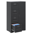 4 Drawer Metal File Cabinet with Lock T7252