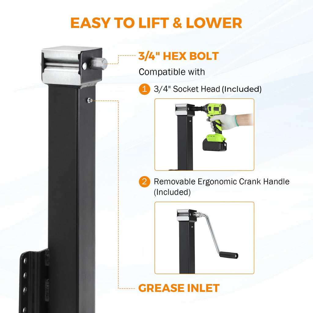 8000lbs Trailer Jack V96132