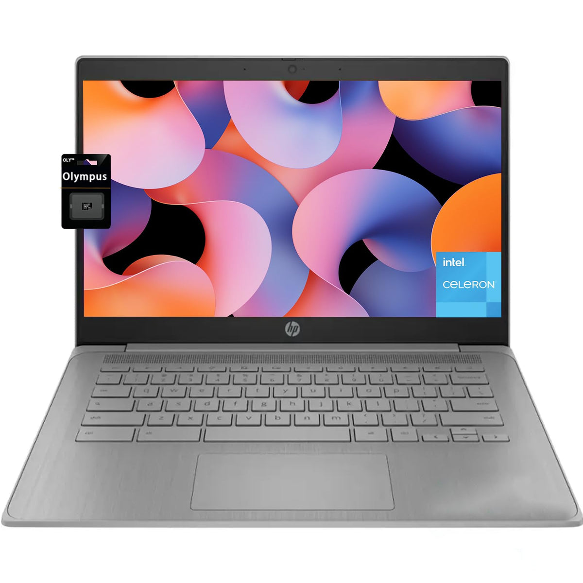 14 Laptop, Intel Celeron N4500, 4GB RAM, 192GB Storage, 14'' HD Display, Chrome OS, Grey T1256