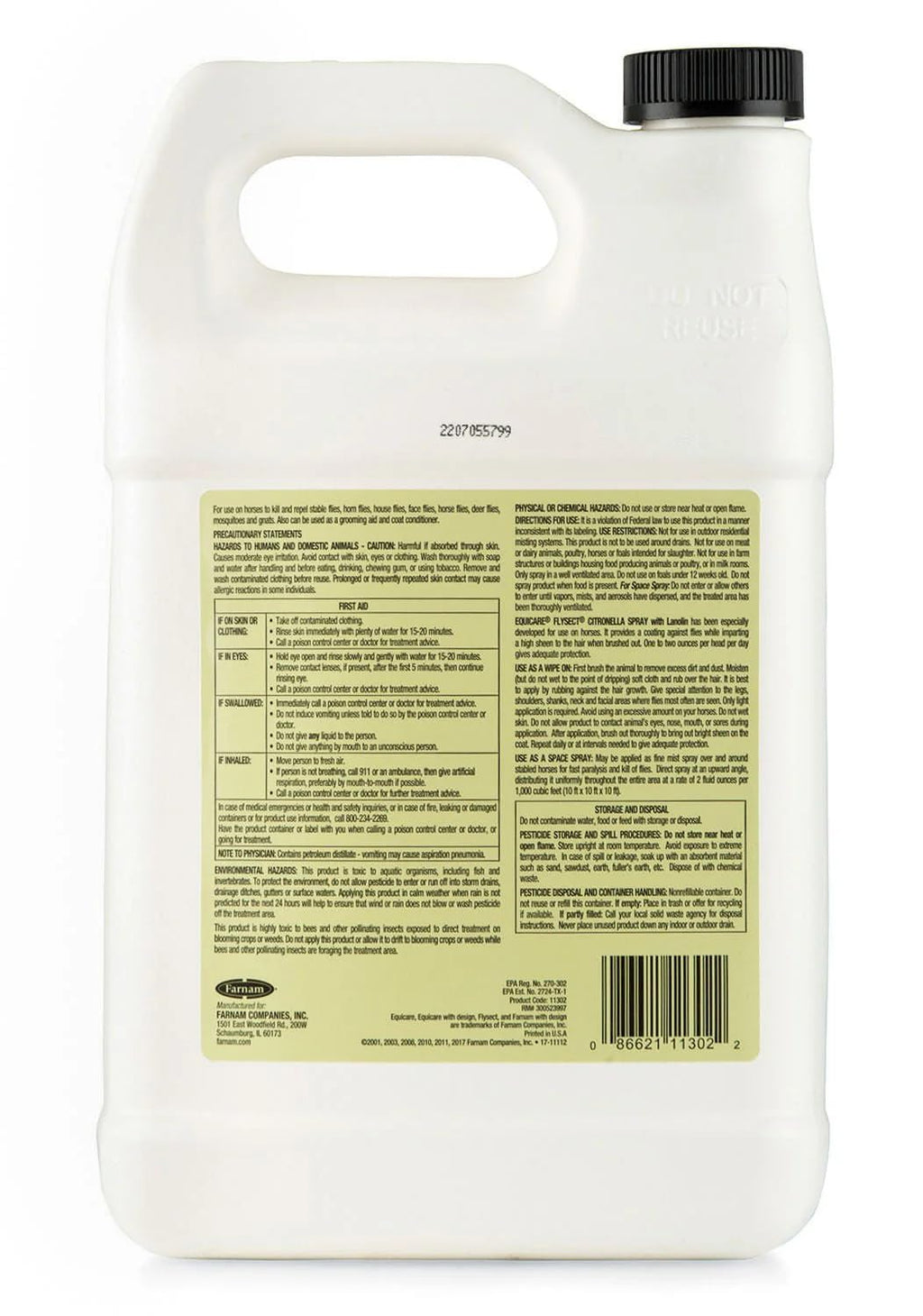 Citronella Spray 1 Gallon Refill A657