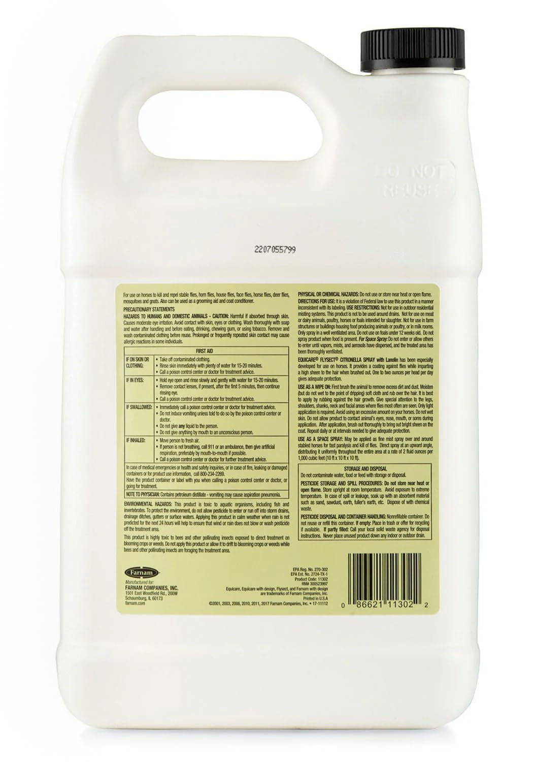 Citronella Spray 1 Gallon Refill A657