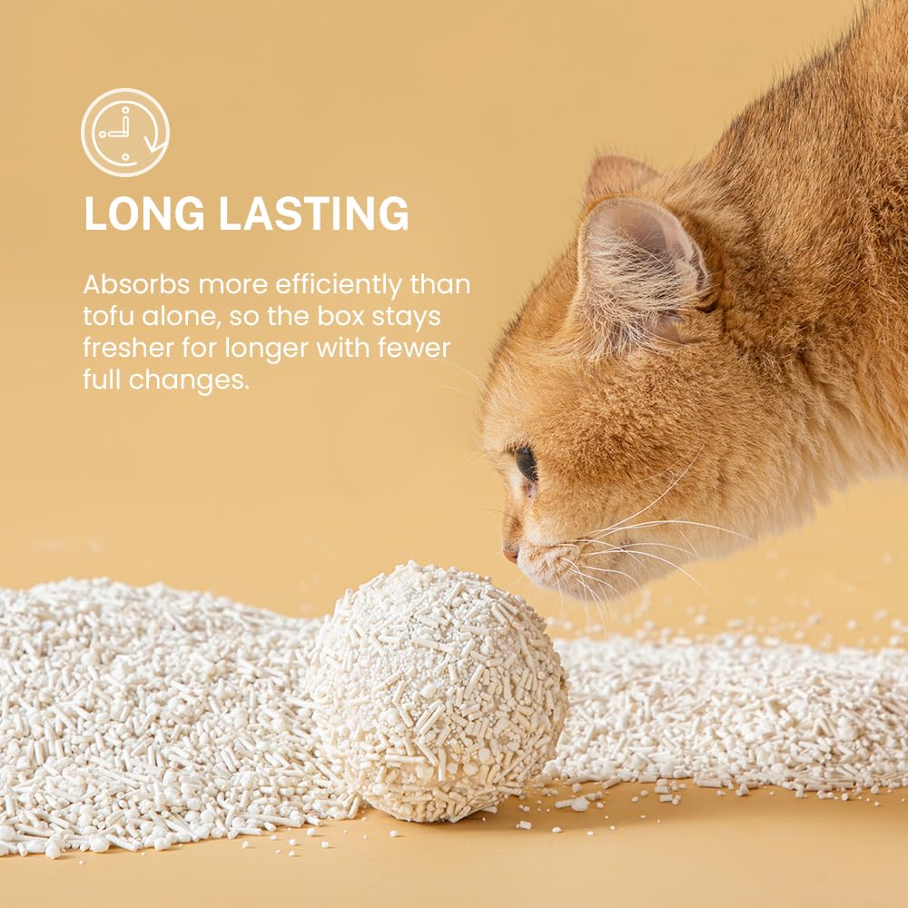Tofu & Cassava Clumping Cat Litter, 11 lb X4021