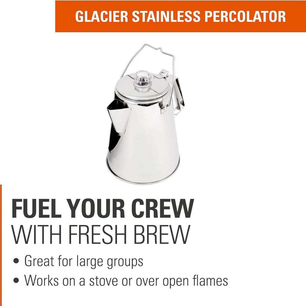 14 Cup Stainless Steel Percolator Coffee Pot Q16161