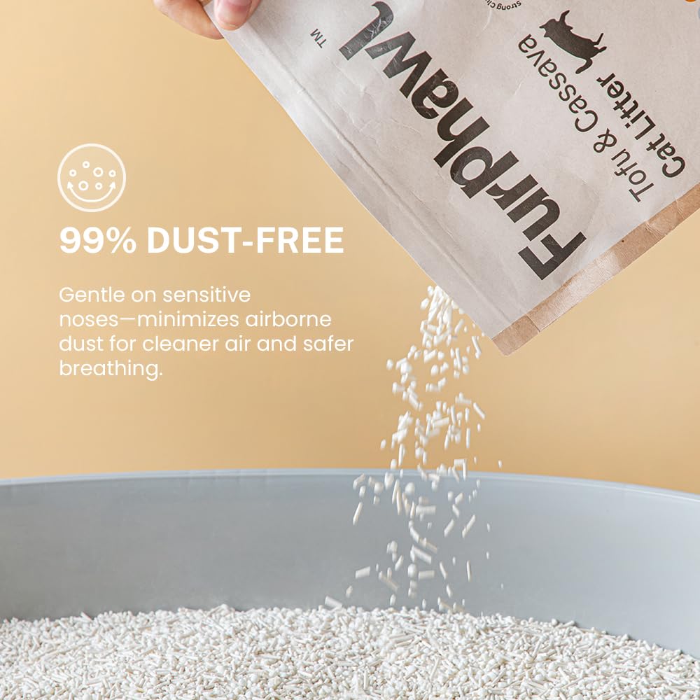 Tofu & Cassava Clumping Cat Litter, 11 lb X4021