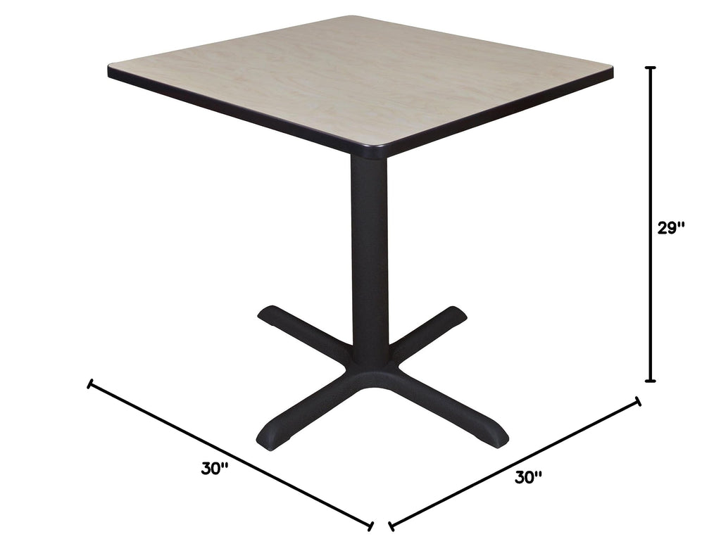30" Square Breakroom Table Maple Q972