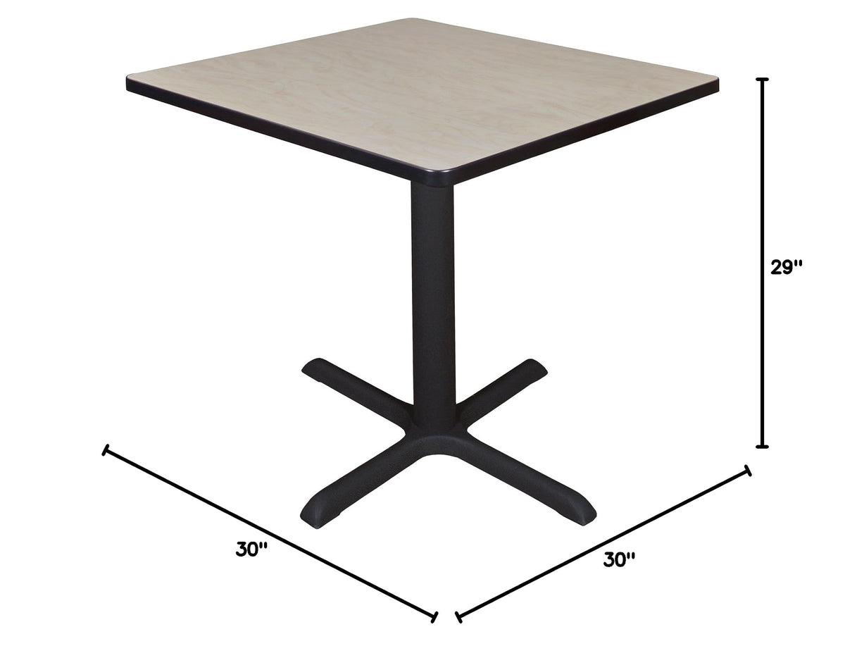 30" Square Breakroom Table Maple Q972