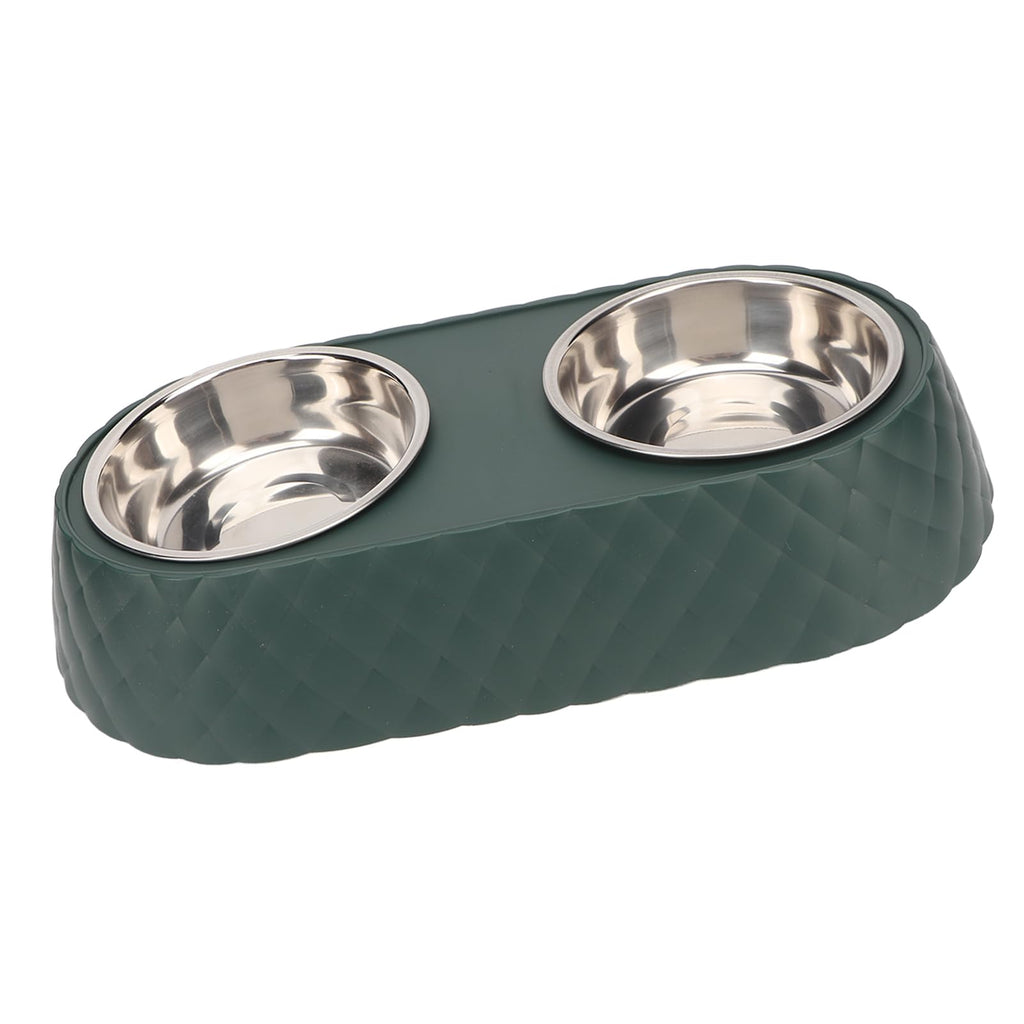 Stainless Steel Raised Tilted Pet Bowl X805