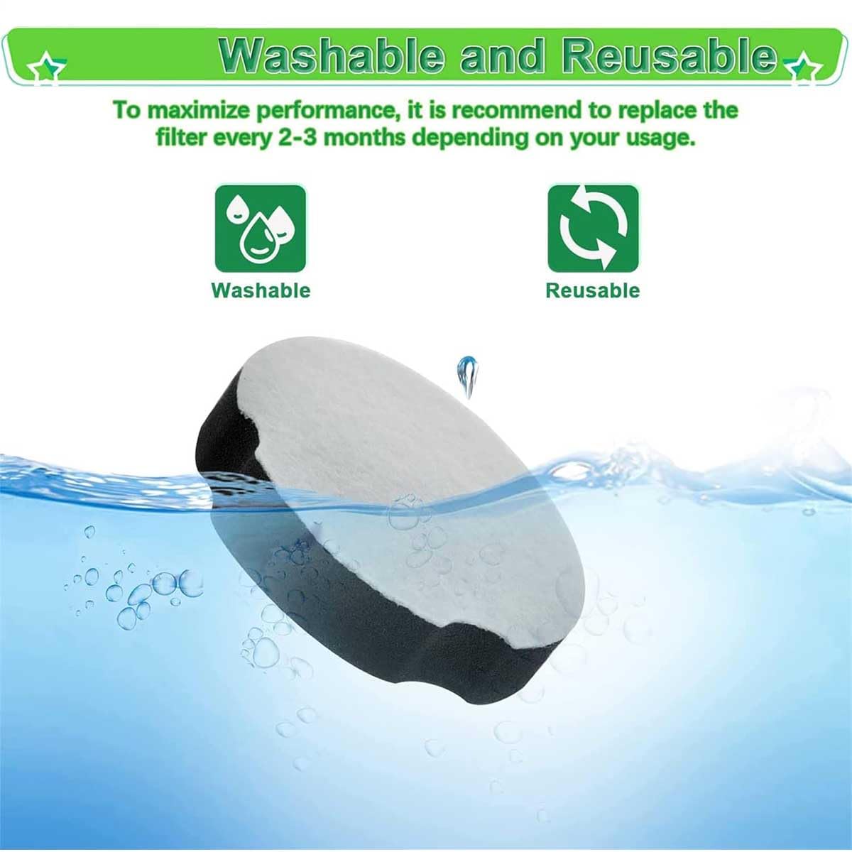 4 Pack Vacuum Filter Replacement N361