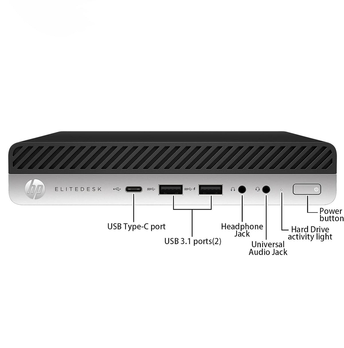Mini Desktop Computer, Core i5-9500T, 16GB DDR4 RAM, 512GB SSD, Windows 11 Pro H39718