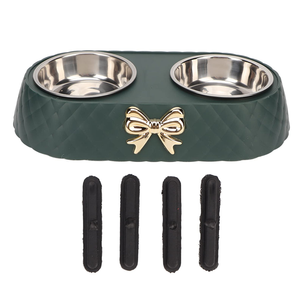 Stainless Steel Raised Tilted Pet Bowl X805
