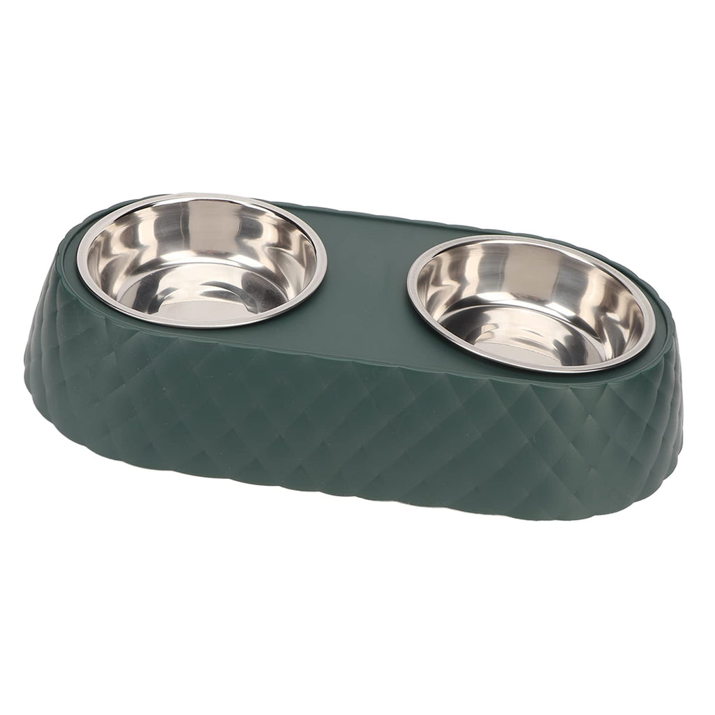 Stainless Steel Raised Tilted Pet Bowl X805