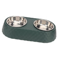 Stainless Steel Raised Tilted Pet Bowl X805