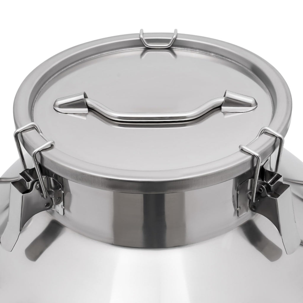 60L Stainless Steel Milk Can with Faucet and Sealed Lid G418951
