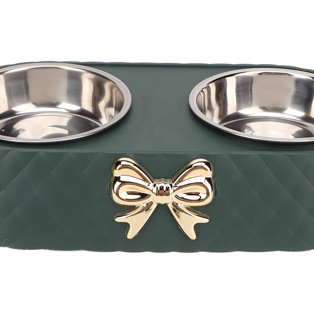 Stainless Steel Raised Tilted Pet Bowl X805