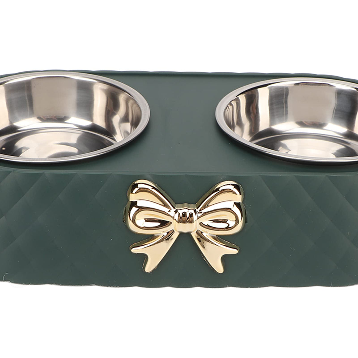 Stainless Steel Raised Tilted Pet Bowl X805