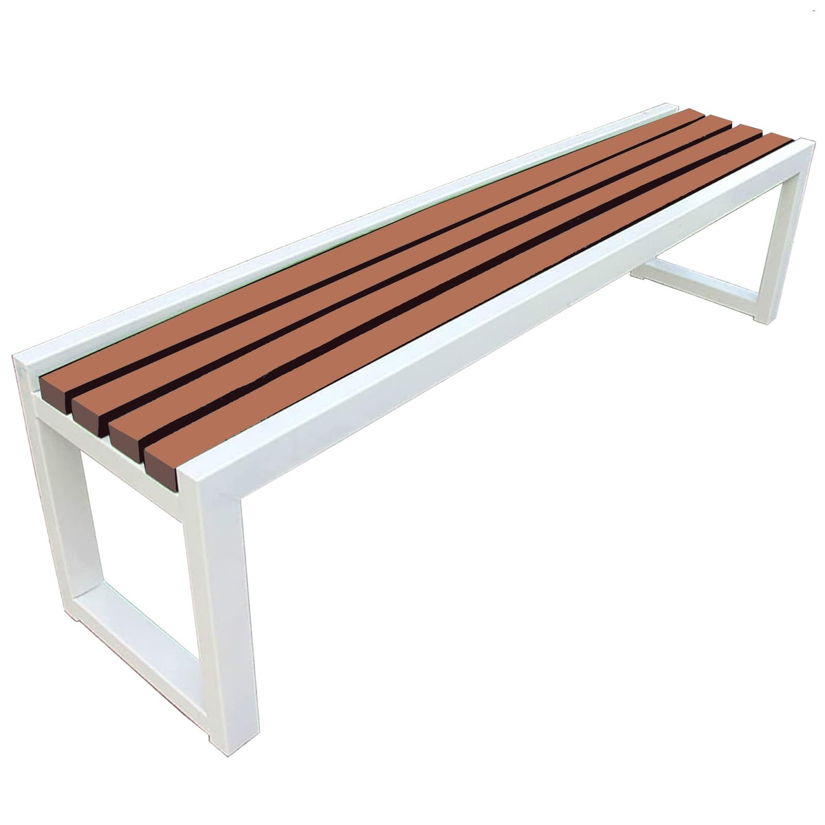 Cast Iron Outdoor Bench Carbonized Finish 150x40x45cm E1687