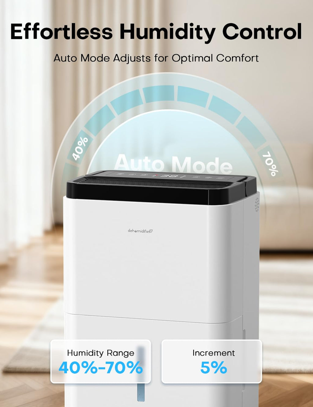35 Pints Dehumidifier with Drain Hose W493
