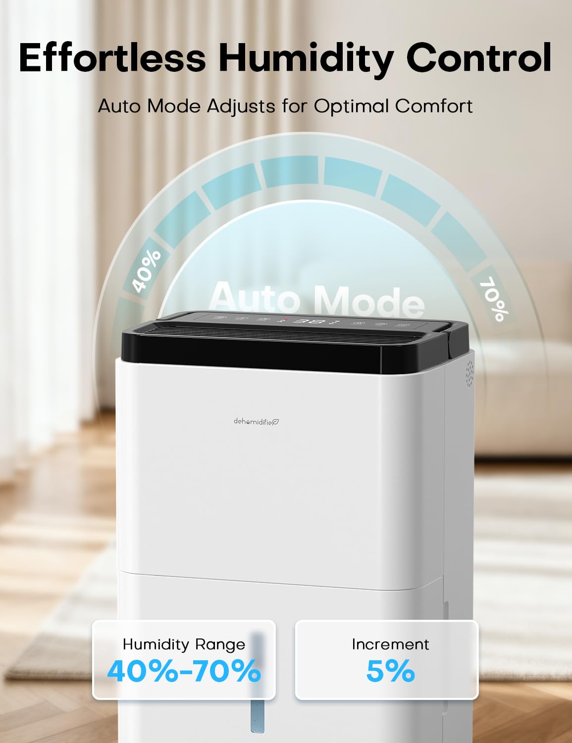 35 Pints Dehumidifier with Drain Hose W493