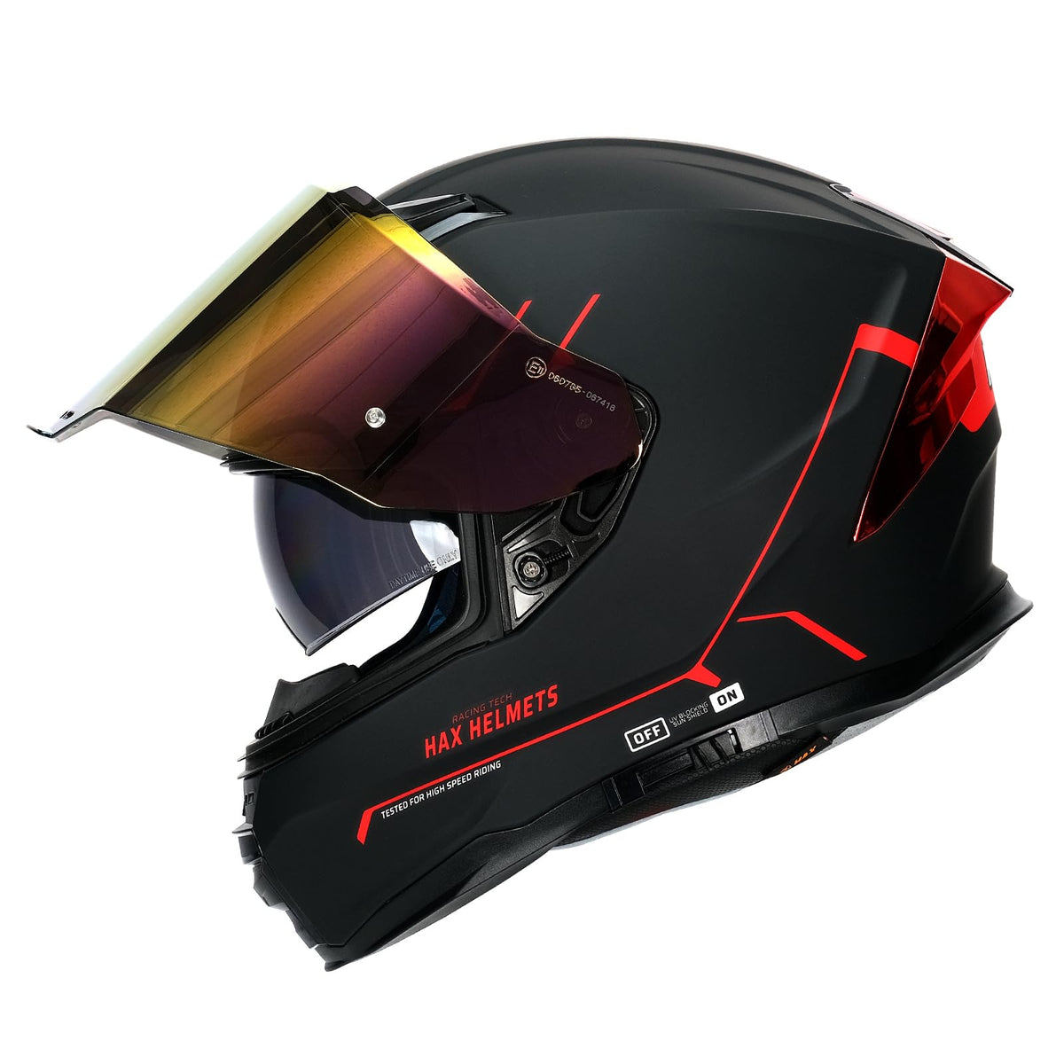 Full Face Motorcycle Helmet DOT & ECE T76398