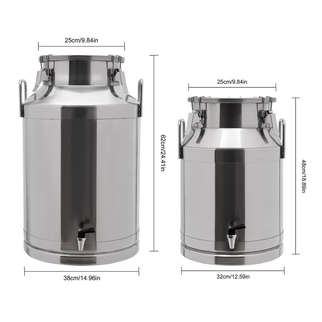 304 Stainless Steel Milk Can with Sealed Lid O192