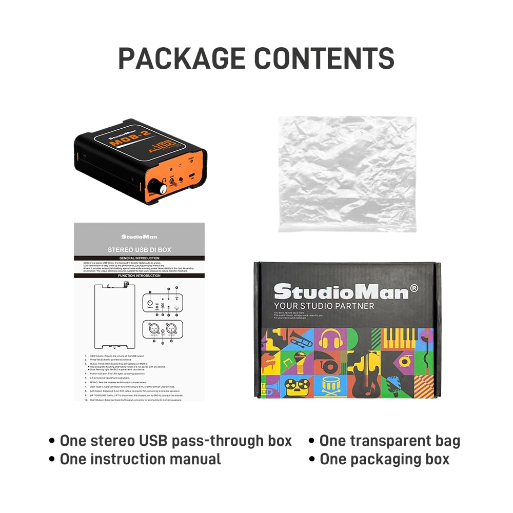 USB Audio DI Box with Volume Control Z391124