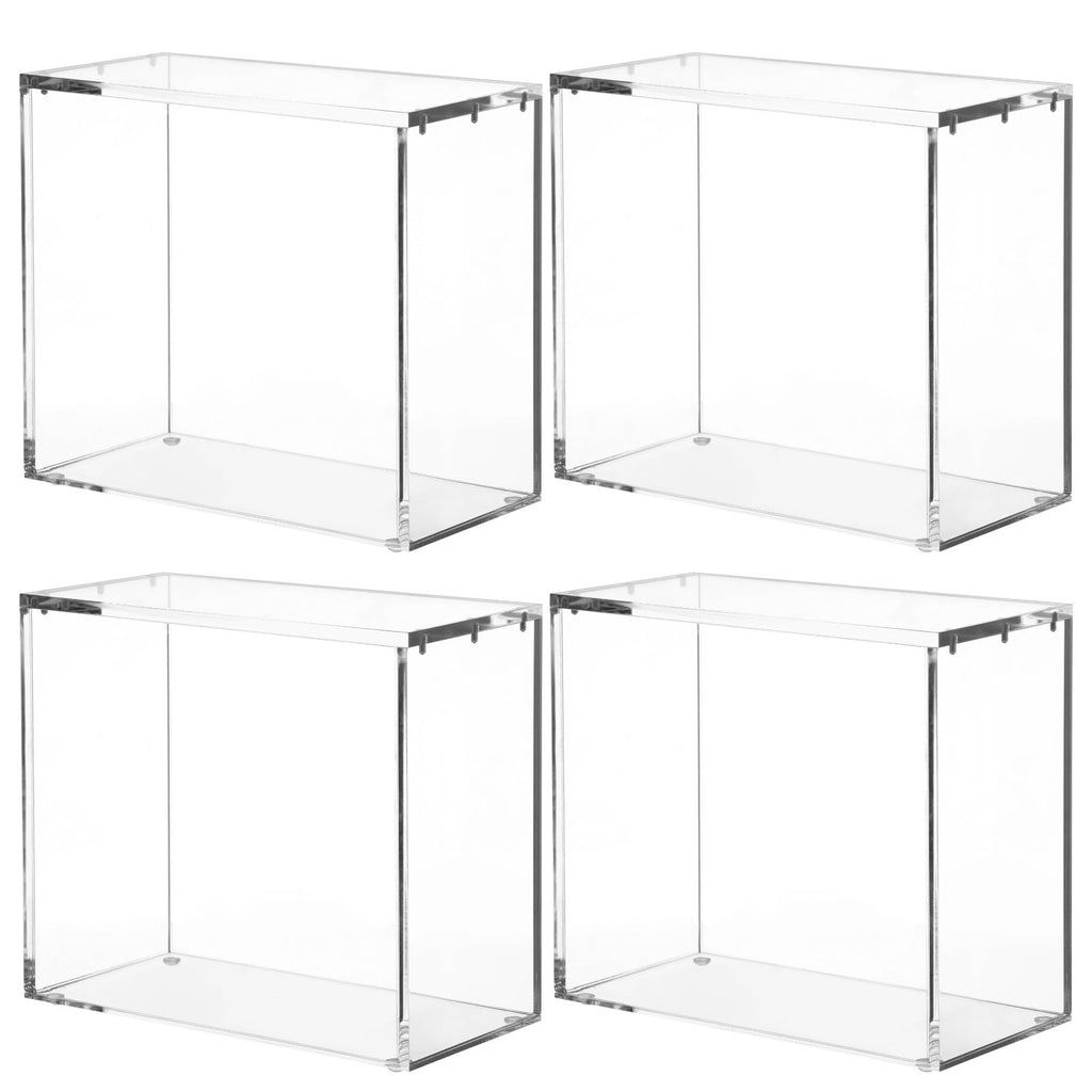 4 Pcs Acrylic Display Cases with Lid W305