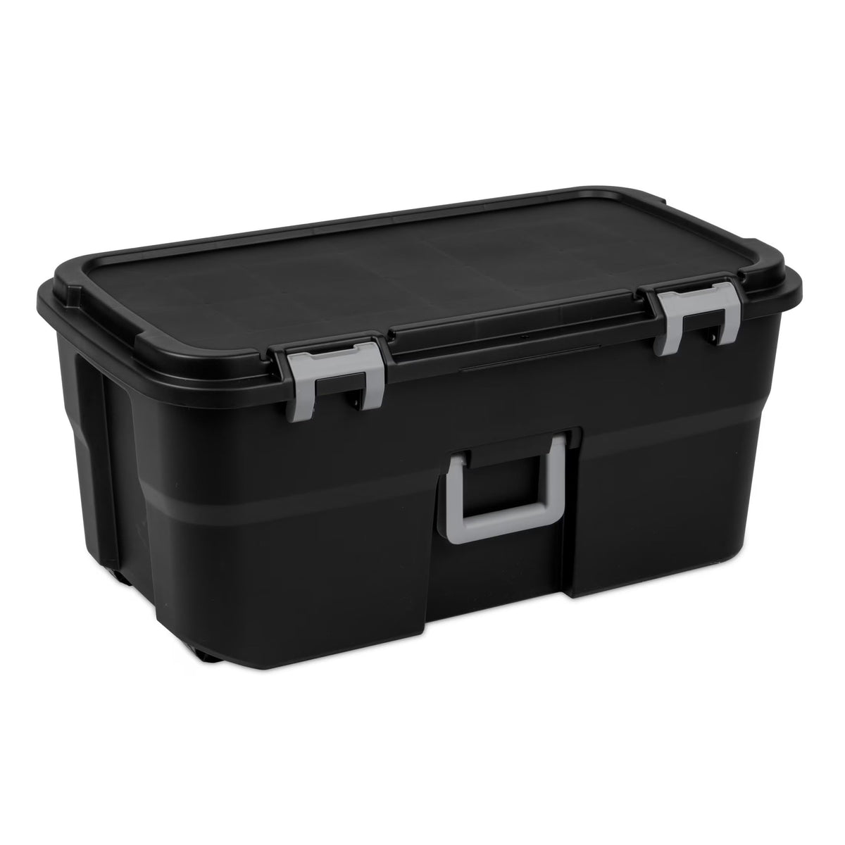 Storage Chest 22 Gal Heavy Duty Lockable Trunk with Wheels I332
